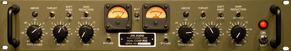 Jdk Audio Jdk R22 Stereo Rackable - Compresseur Limiteur Gate - Main picture