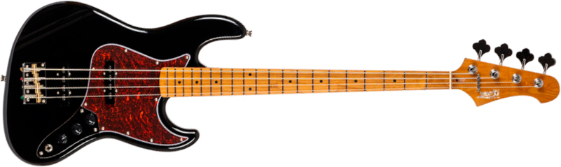 Jet Guitars Jjb300 Bk Mn - Black - Basse Électrique Solid Body - Main picture