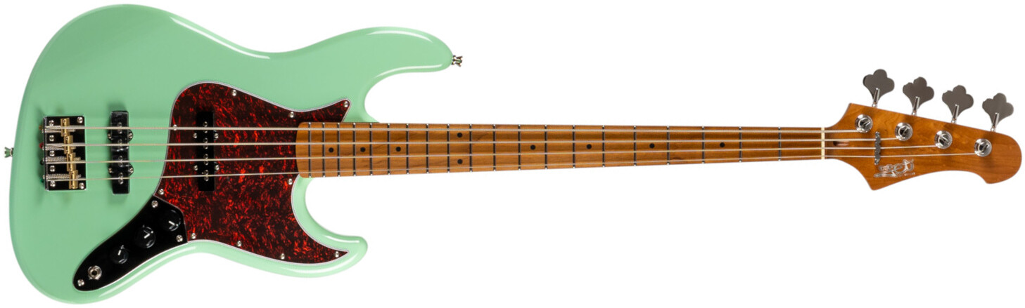Jet Guitars Jjb300 Sfg Mn - Sea Foam Green - Basse Électrique Solid Body - Main picture