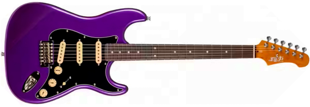Jet Guitars Js300 Plm R 3s Trem Rw - Plum - Guitare Électrique Forme Str - Main picture