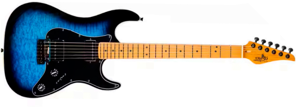 Jet Guitars Js450 Blb 2h Trem Mn - Blue Burst - Guitare Électrique Forme Str - Main picture