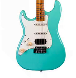 Guitare électrique forme str Jet guitars JS-400 SG LH - sea foam green