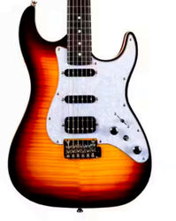 Guitare électrique forme str Jet guitars JS-600 BS - sunburst
