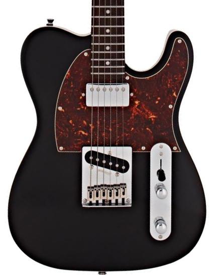 Guitare électrique forme tel Jet guitars JT-350 BK R - black