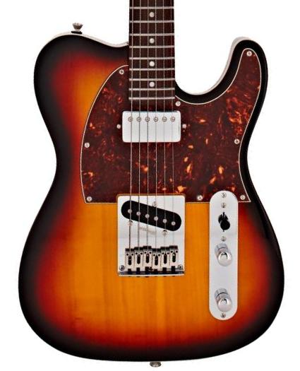 Guitare électrique forme tel Jet guitars JT-350 SB R - sunburst