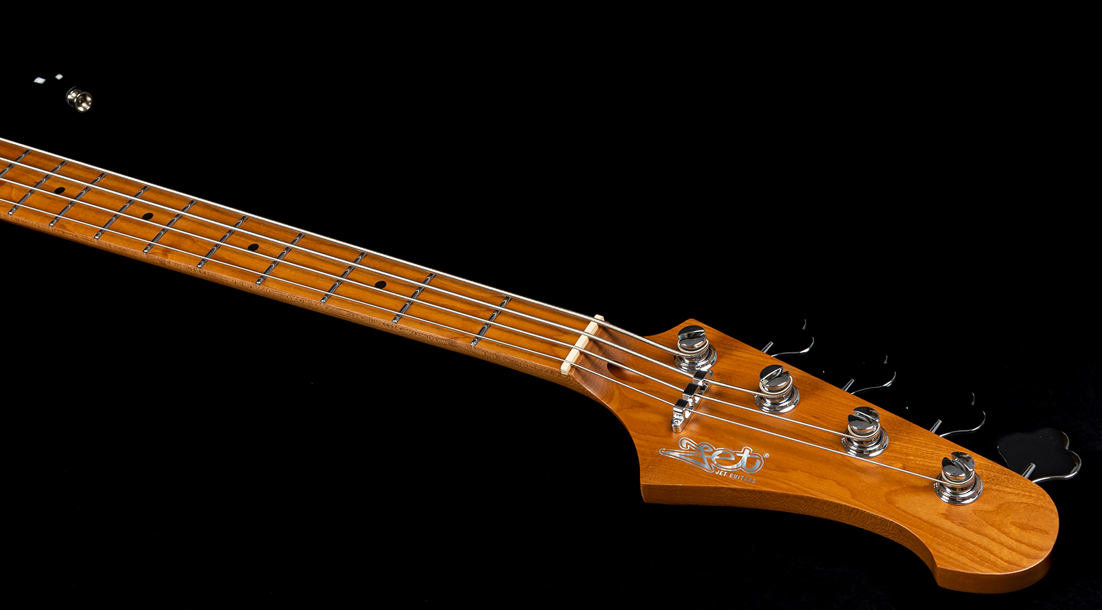 Jet Guitars Jjb300 Bk Mn - Black - Basse Électrique Solid Body - Variation 4