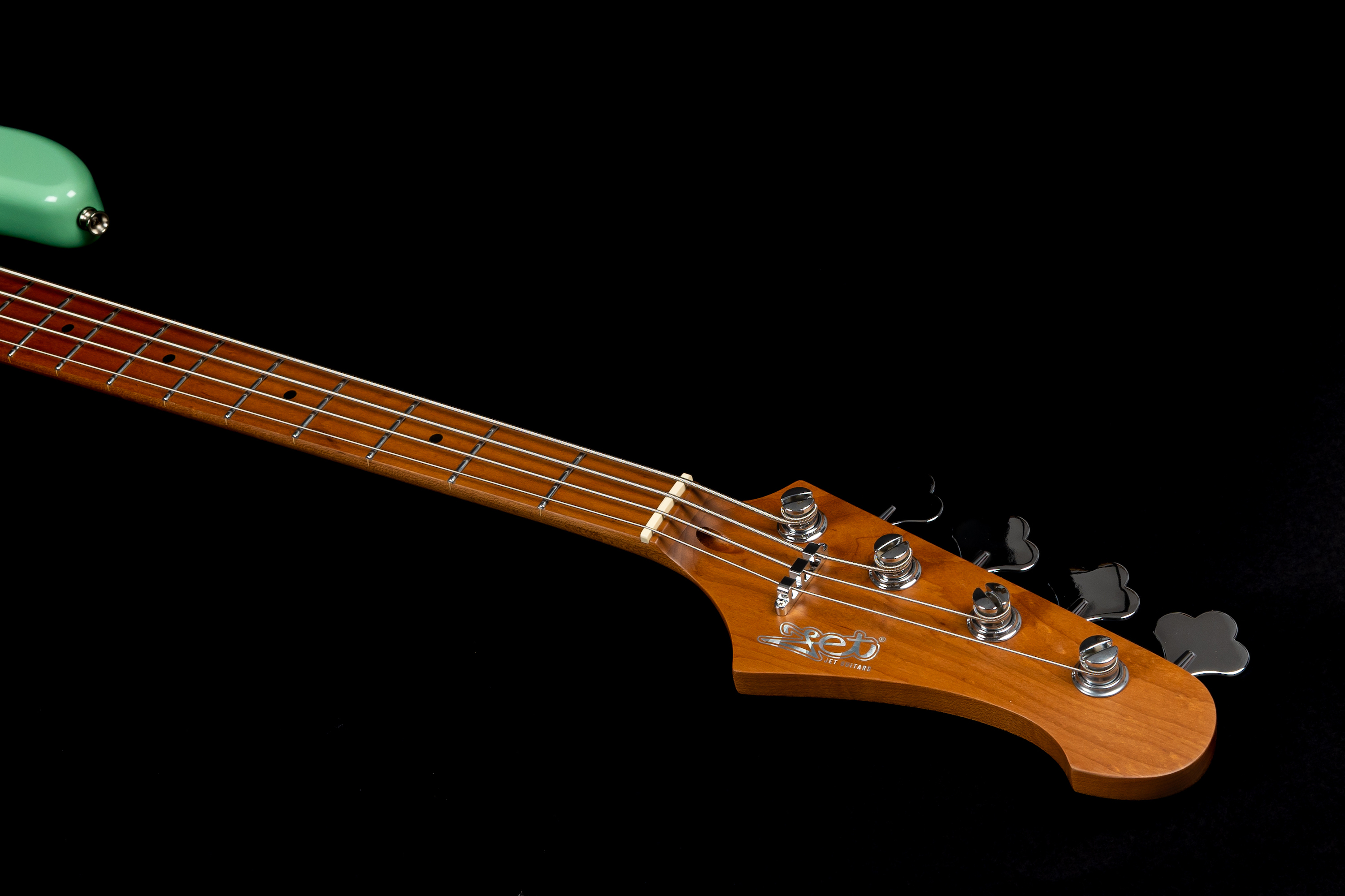 Jet Guitars Jjb300 Sfg Mn - Sea Foam Green - Basse Électrique Solid Body - Variation 2