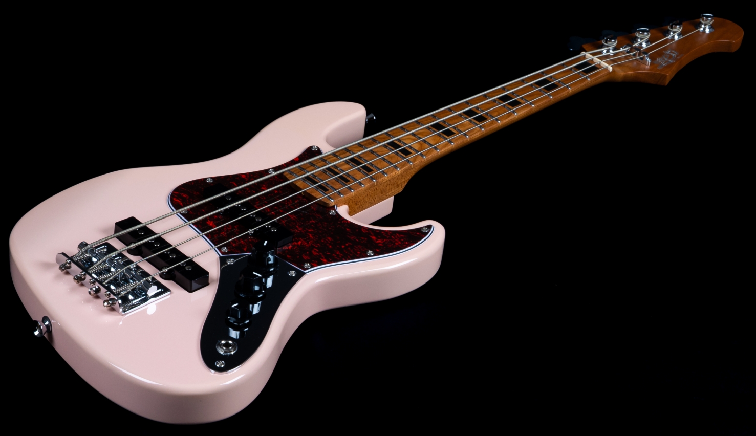 Jet Guitars Jjb300 Travel Pk Shsc Mn - Pink - Basse Électrique Voyage - Variation 2