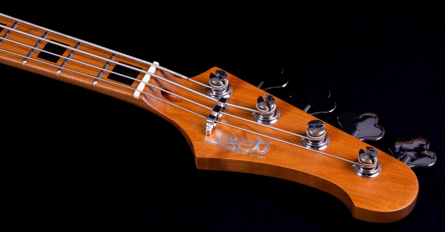 Jet Guitars Jjb300 Travel Pk Shsc Mn - Pink - Basse Électrique Voyage - Variation 4