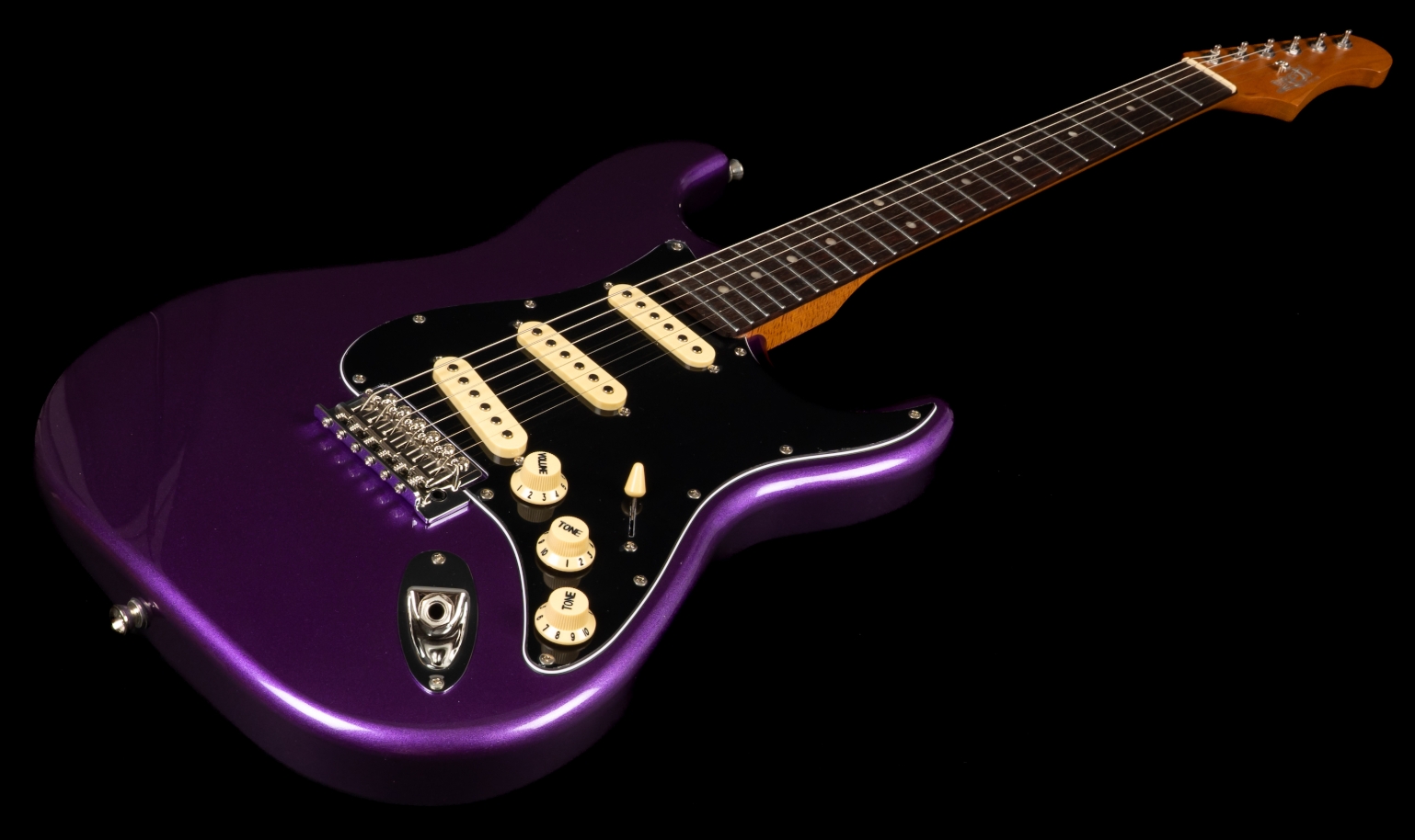 Jet Guitars Js300 Plm R 3s Trem Rw - Plum - Guitare Électrique Forme Str - Variation 2
