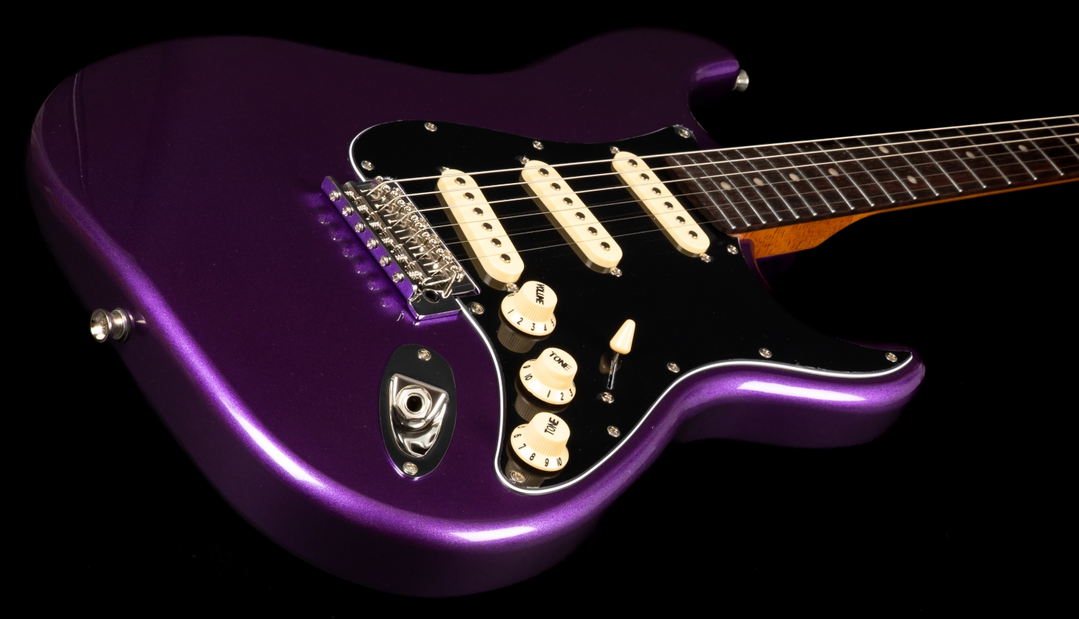 Jet Guitars Js300 Plm R 3s Trem Rw - Plum - Guitare Électrique Forme Str - Variation 3