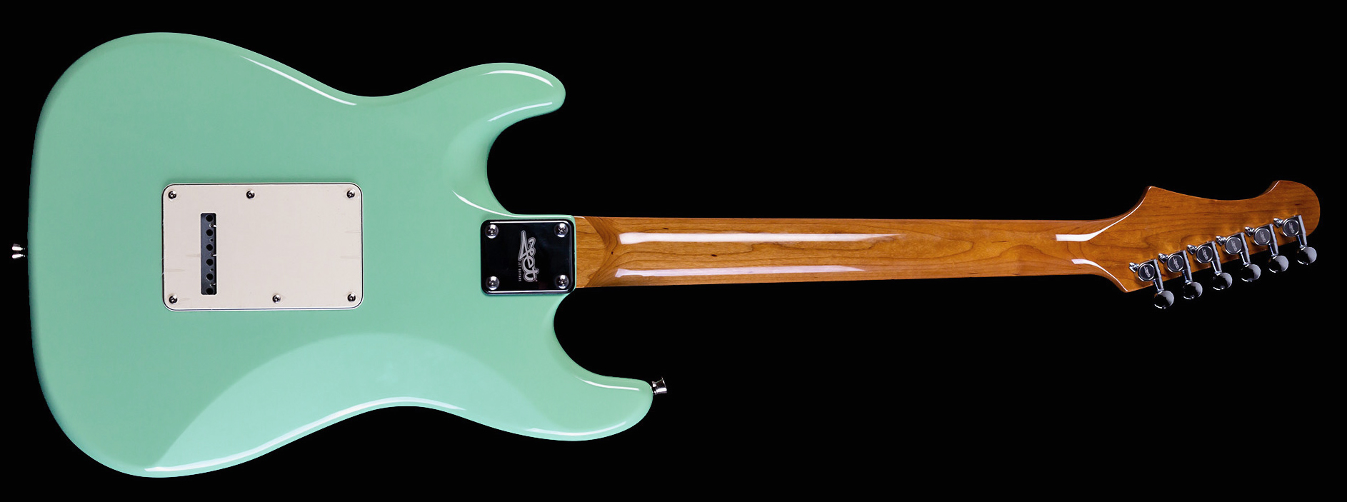 Jet Guitars Js300 Sfg Lh Gaucher  3s Trem Mn - Sea Foam Green - Guitare Électrique Forme Str - Variation 1