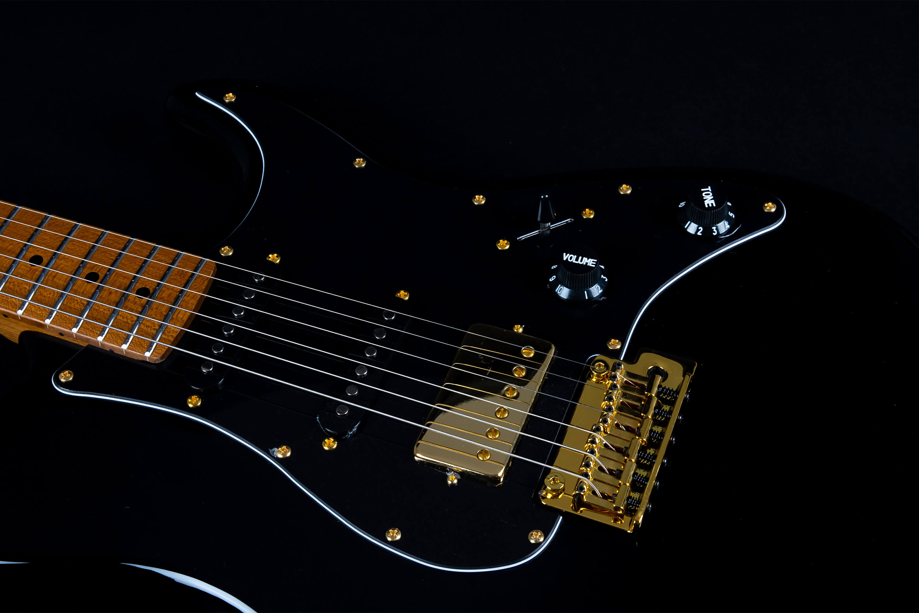 Jet Guitars Js400 Bk G Hss Ht Rw - Black - Guitare Électrique Forme Str - Variation 3
