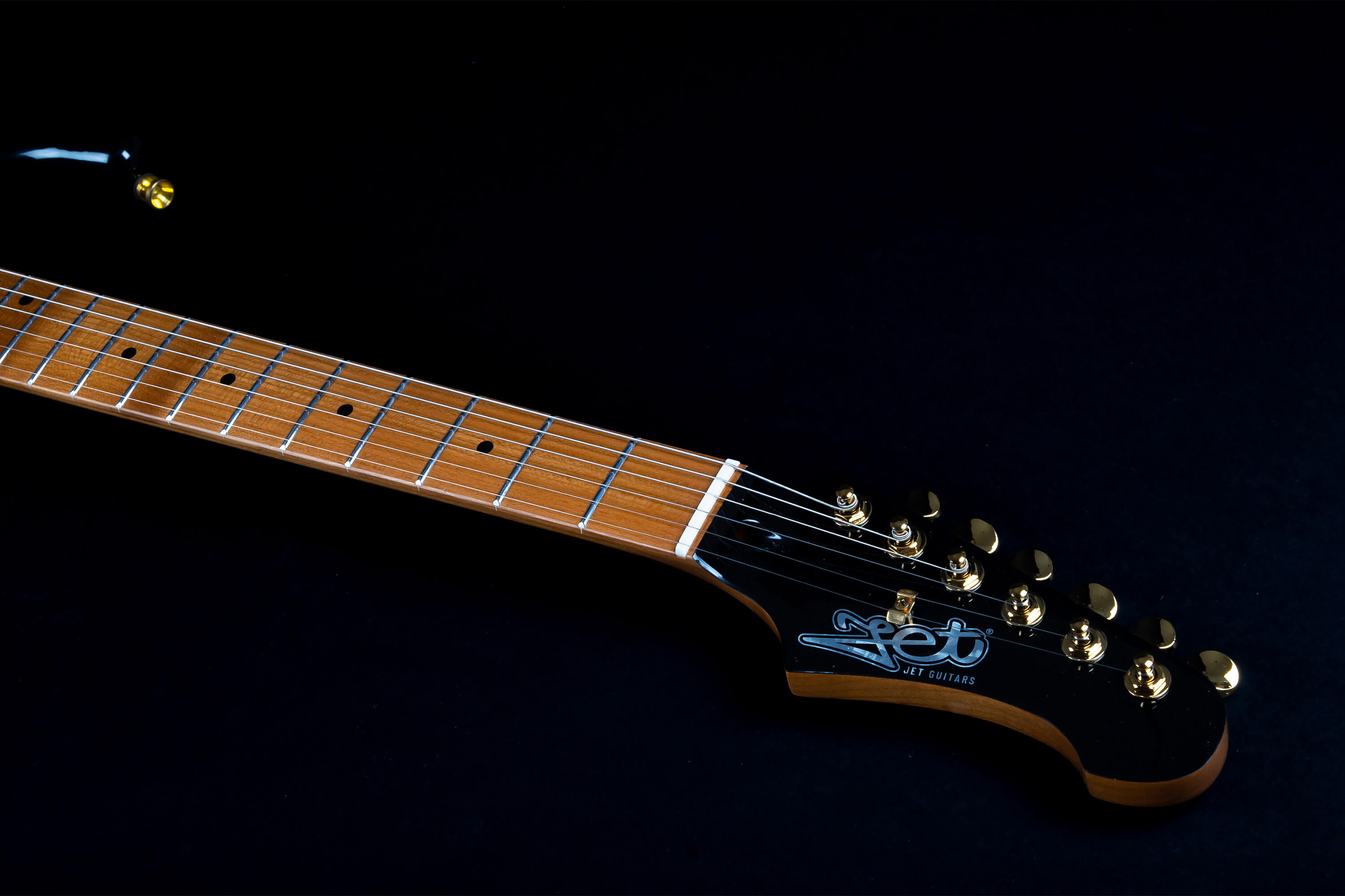 Jet Guitars Js400 Bk G Hss Ht Rw - Black - Guitare Électrique Forme Str - Variation 4