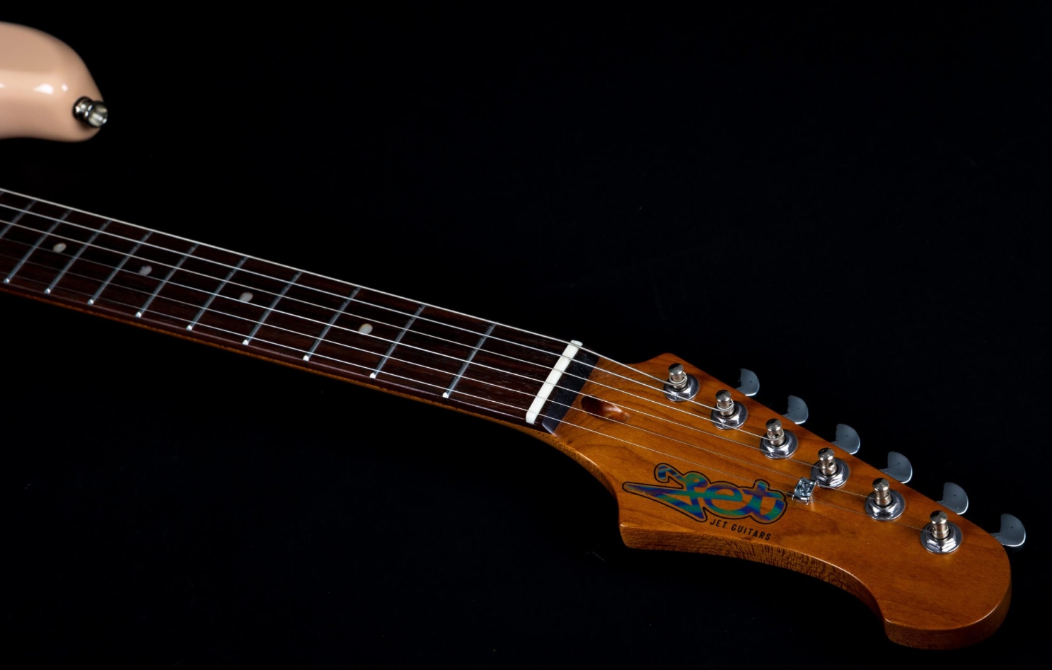 Jet Guitars Js400 Pk R Hss Trem Rw - Shell Pink - Guitare Électrique Forme Str - Variation 4