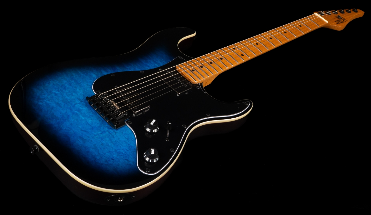 Jet Guitars Js450 Blb 2h Trem Mn - Blue Burst - Guitare Électrique Forme Str - Variation 4