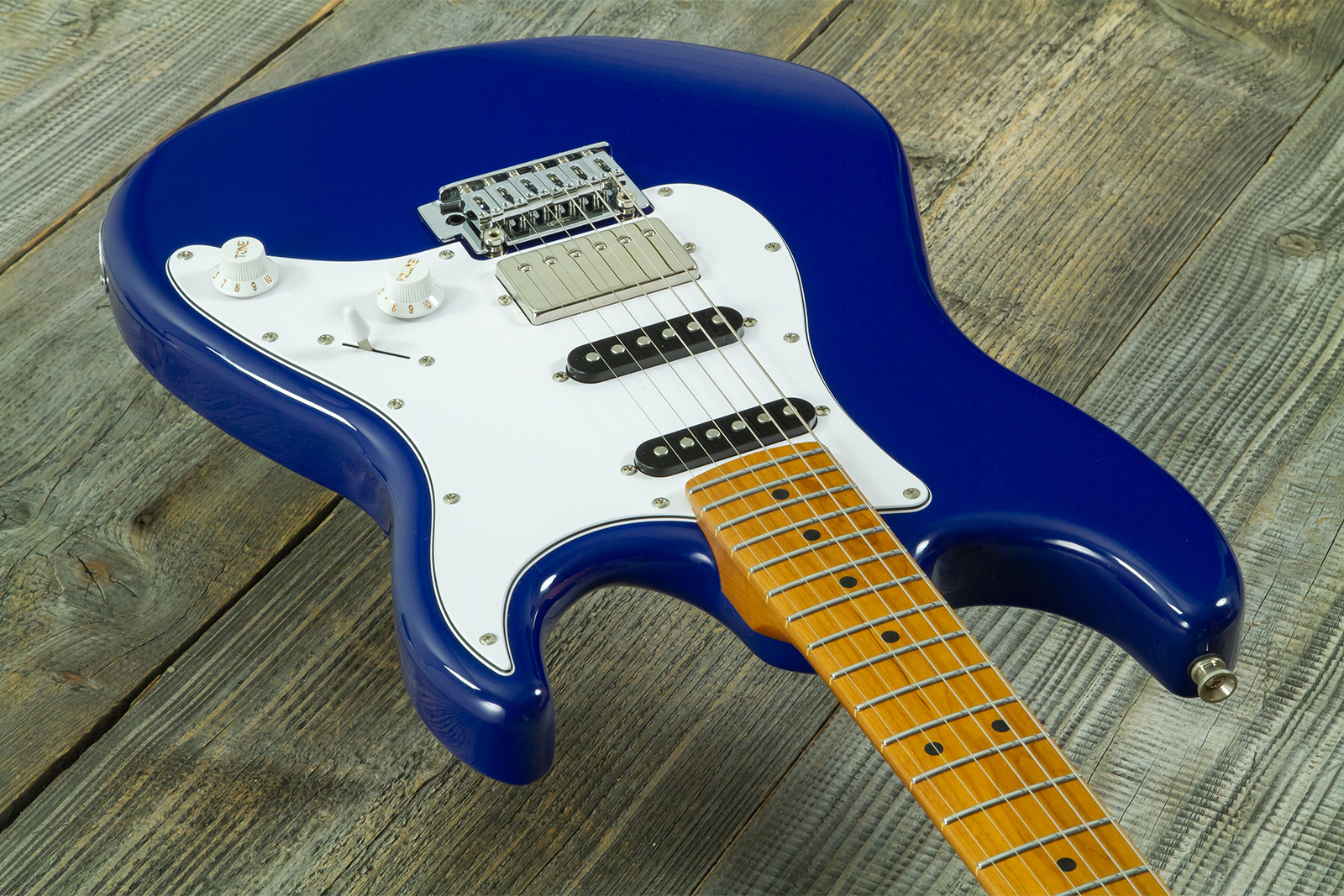 Jet Guitars Js480 Db Ltd Hss Trem Mn - Daytona Blue - Guitare Électrique Forme Str - Variation 2