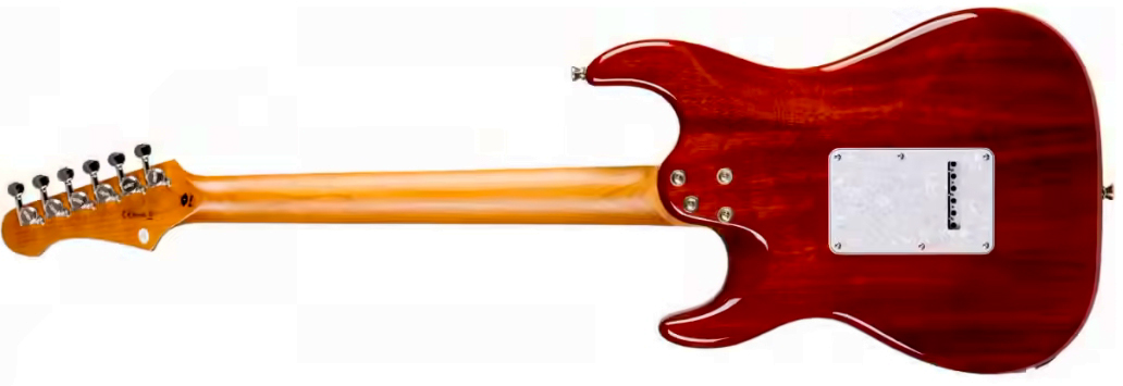 Jet Guitars Js600 Tgr Trem Hss Mn - Transparent Green - Guitare Électrique Forme Str - Variation 1