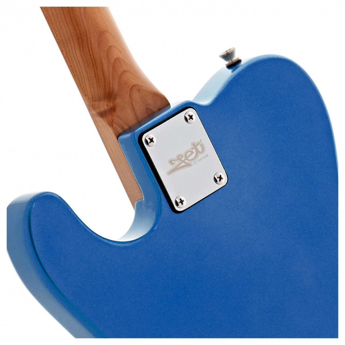 Jet Guitars Jt300 Lpb 2s Ht Mn - Lake Placid Blue - Guitare Électrique Forme Tel - Variation 4