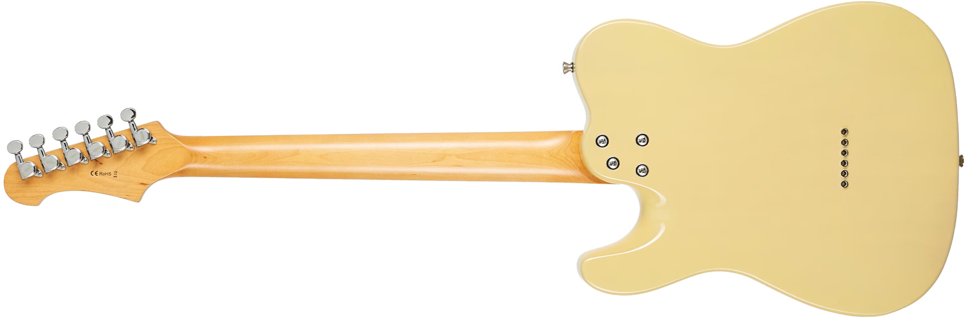 Jet Guitars Jt350 Bsc 2s Ht Mn - Butterscotch - Guitare Électrique Forme Tel - Variation 1
