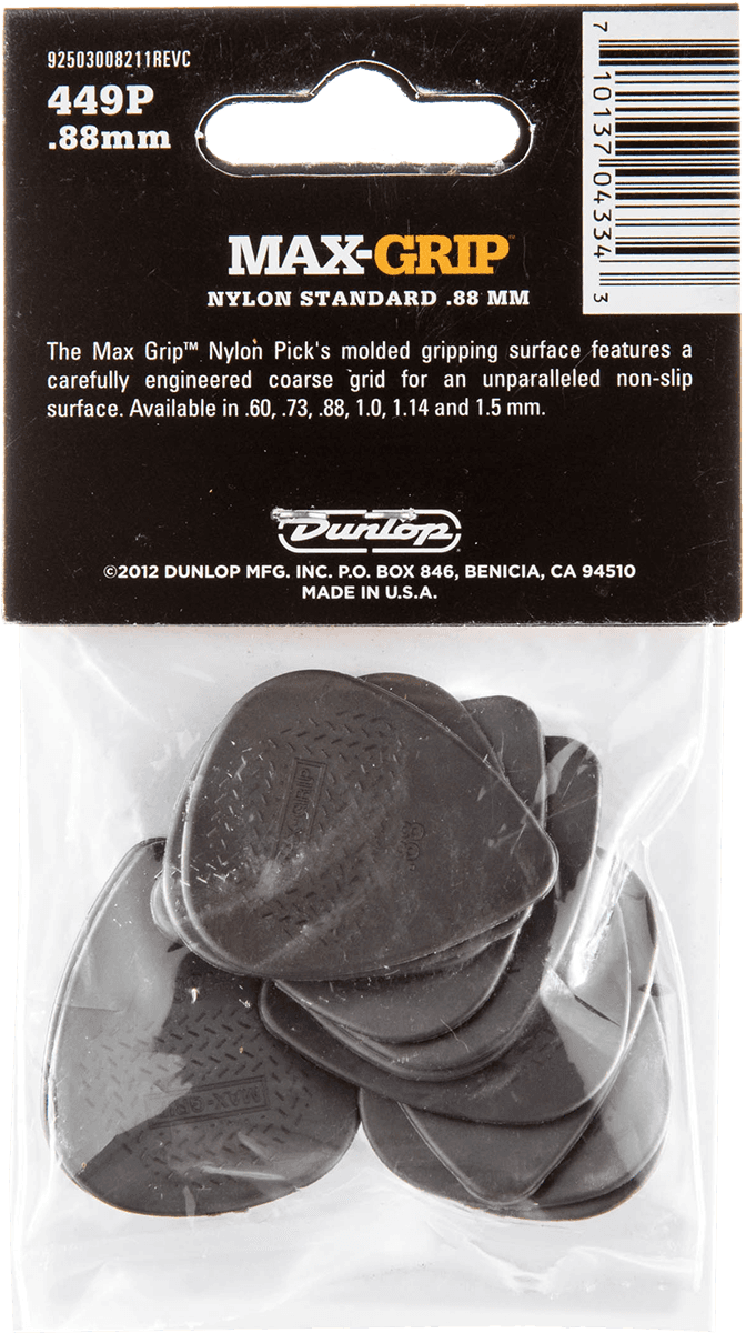 Jim Dunlop 449p088 Max Grip - MÉdiator & Onglet - Variation 1