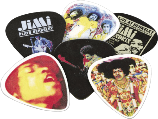 Jim Dunlop Jimi Hendrix Jh-pt01m Experienced (lot De 12) - MÉdiator & Onglet - Variation 1