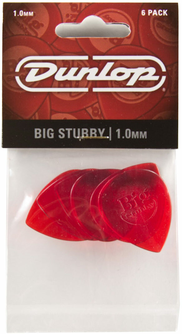 Jim Dunlop 475p1 Big Stubby Players Pack 1mm 6-set - MÉdiator & Onglet - Main picture
