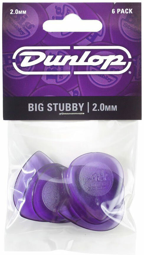 Jim Dunlop 475p2 Big Stubby Players Pack 2mm 6-set - MÉdiator & Onglet - Main picture