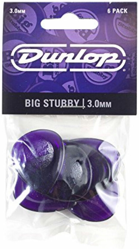 Jim Dunlop 475p3 Big Stubby Players Pack 3mm 6-set - MÉdiator & Onglet - Main picture
