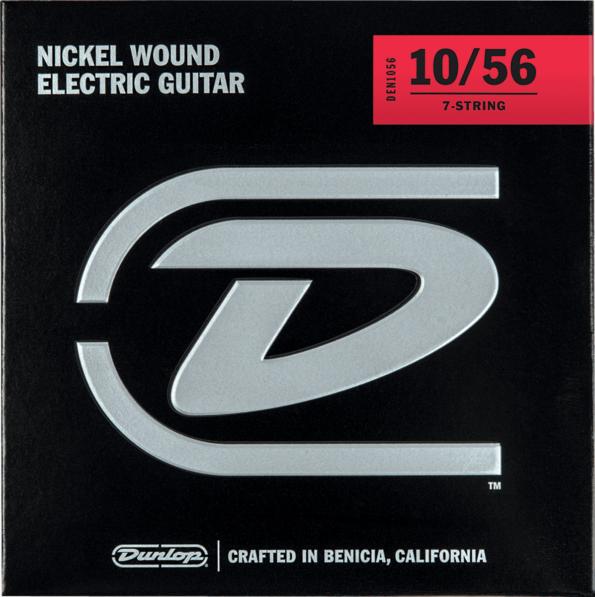 Jim Dunlop Den1056 7-string Performance+ Nickel Wound Electrique Guitar 7c Light 10-56 - Cordes Guitare Électrique - Main picture