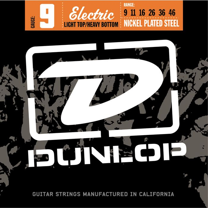 Jim Dunlop Jeu De 6 Cordes Electric Nickel Plated Steel 09-46 - Cordes Guitare Électrique - Main picture
