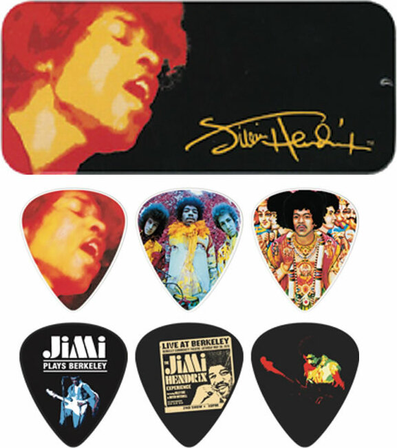 Jim Dunlop Jh-pt03h Lot De 12 Jimi Hendrix Electric Ladyland - MÉdiator & Onglet - Main picture