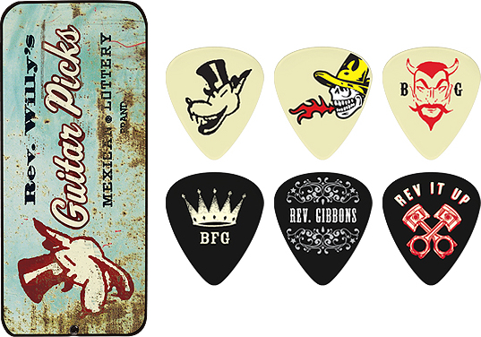 Jim Dunlop Lot De 6 Rev. Willy Mexican Lottery Heavy - MÉdiator & Onglet - Main picture