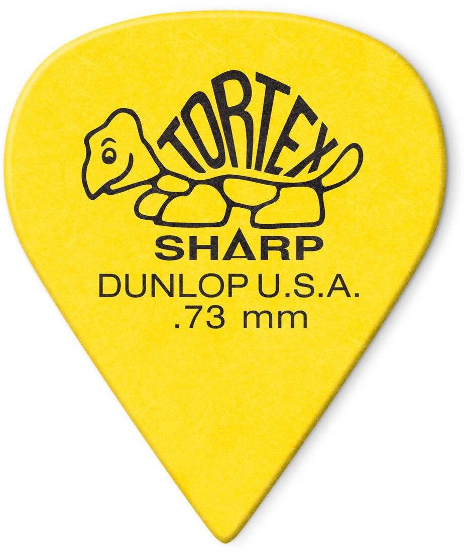 Médiator & onglet Jim dunlop Tortex Sharp 412 - 0,73mm