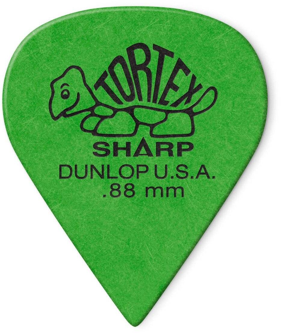 Médiator & onglet Jim dunlop Tortex Sharp 412R 0.88mm