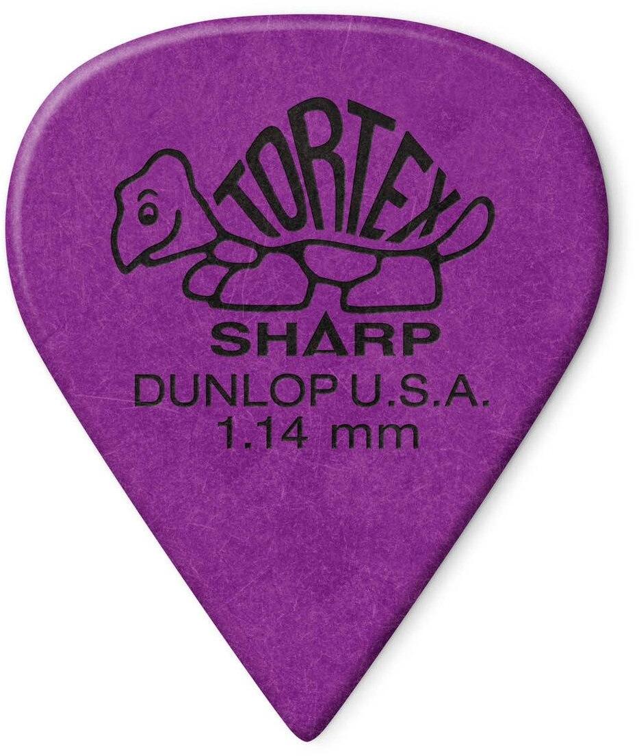 Médiator & onglet Jim dunlop Tortex Sharp 412 - 1,14mm
