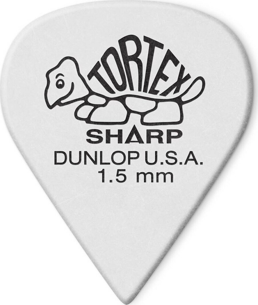 Jim Dunlop Tortex Sharp 412 - 1,50mm - MÉdiator & Onglet - Main picture