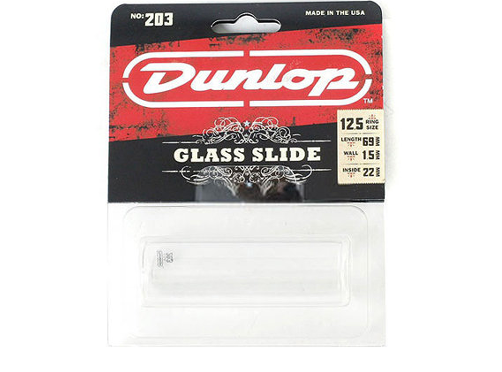 Jim Dunlop Verre Large 203 Tempered Glass Slide - Bottleneck - Main picture