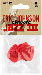 Médiator & onglet Jim dunlop Eric Johnson Classic Jazz III (X6 Pack)