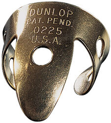 Médiator & onglet Jim dunlop Fingerpick Brass .018IN