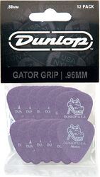 Médiator & onglet Jim dunlop Gator Grip 417 96mm Set (x12)