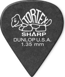 Médiator & onglet Jim dunlop Tortex Sharp 412 - 1,35mm