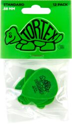 Médiator & onglet Jim dunlop Tortex Standard 0.88mm Set (x12)