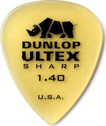 Médiator & onglet Jim dunlop Ultex Sharp 433 1.40mm
