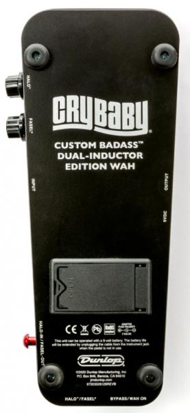 Pédale wah / filtre Jim dunlop Cry Baby Custom Badass Dual-Inductor Edition Wah GCB65