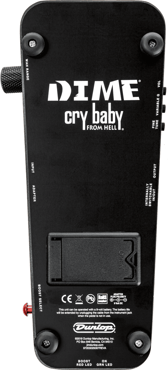 Jim Dunlop Dimebag Cry Baby From Hell Wah Db01b - PÉdale Wah / Filtre - Variation 2