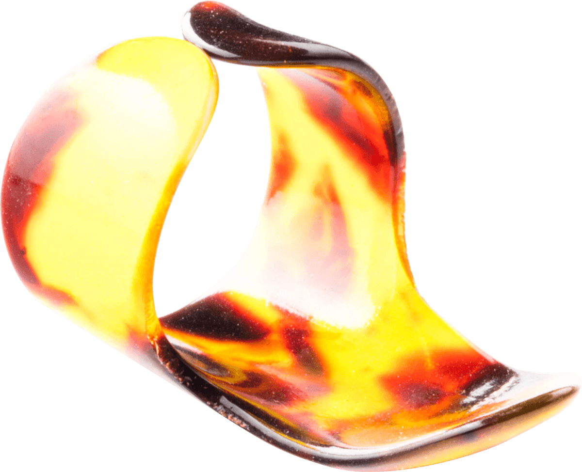 Jim Dunlop Fingerpick Plastic 9020 Doigt Large Shell (sachet De 12) - MÉdiator & Onglet - Variation 2