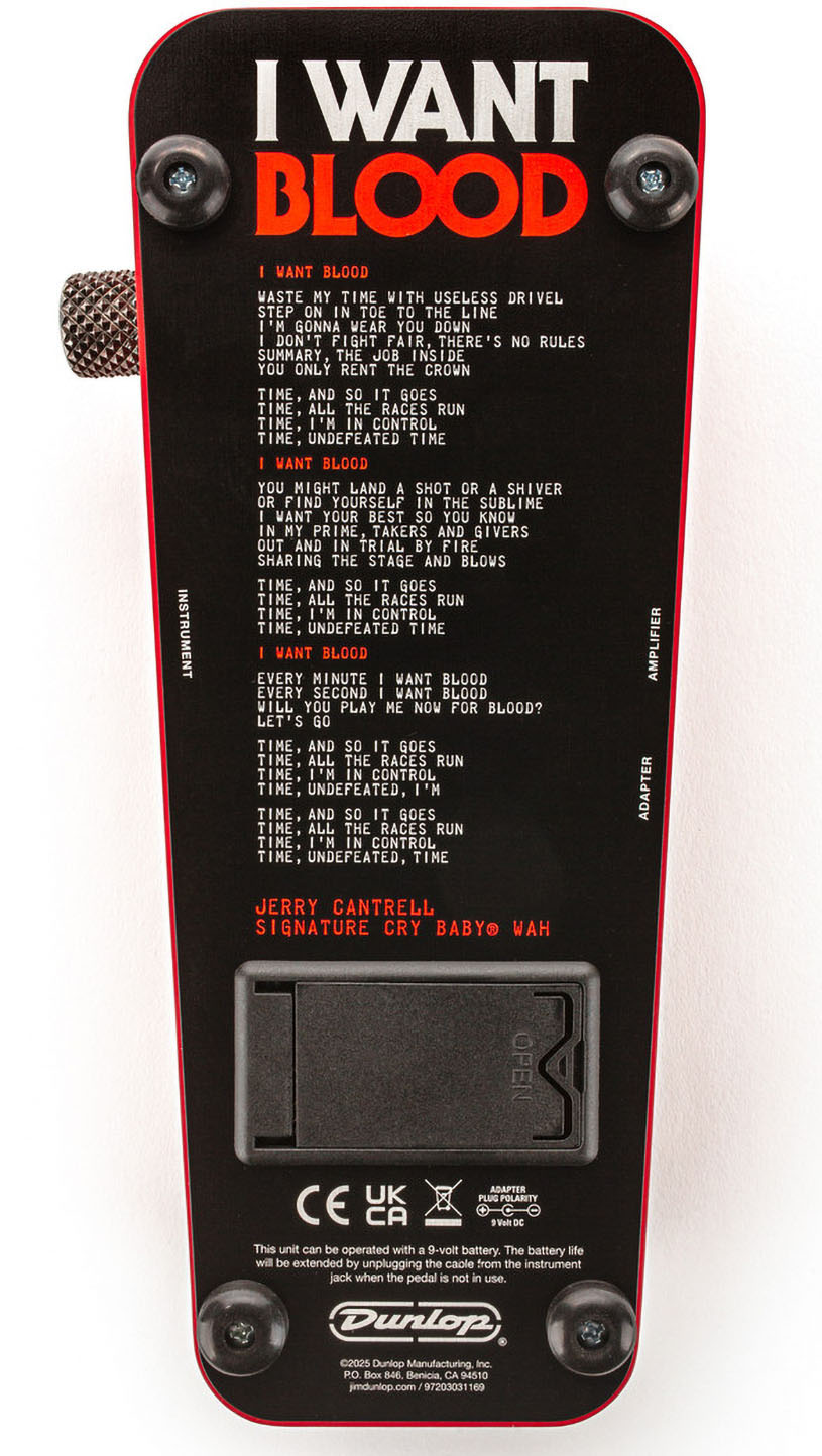 Jim Dunlop Jerry Cantrell Signature I Want Blood Edition - PÉdale Chorus / Flanger / Phaser / Tremolo - Variation 4