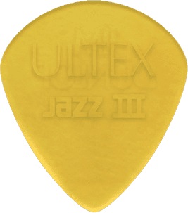 Médiator & onglet Jim dunlop Ultex Jazz III 427 (1.38mm)