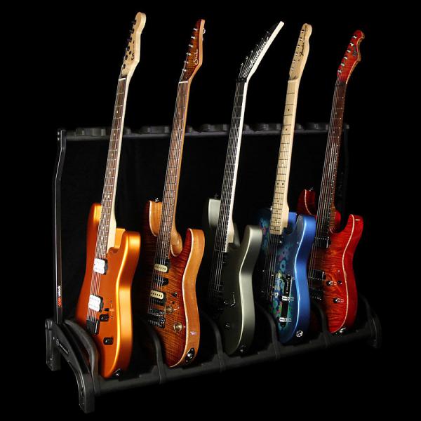 Stand & support guitare & basse K&m 17515 5-fold guitar stand
